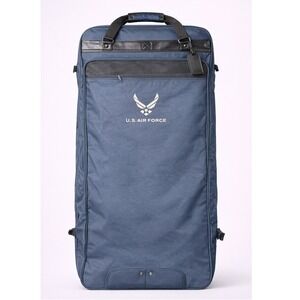 U.S. Air Force Garment Bag Blue Travel Suit Cover Military Uniform Carrier